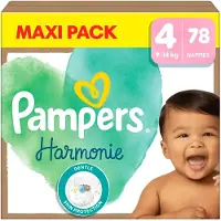 Pampers Harmonie Baby taille 4, 74 pièces