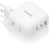 Aisens Asch-140w3p030-w Usb-a And Usb-c Wall Charger Clair