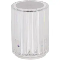 Home Deco Factory Lampe - - Tactile - Rechargeable - Transparent