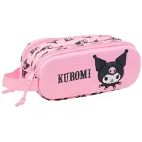 Hello Kitty Kuromi 3d pencil case pink man pink One Size