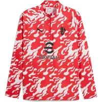Puma T-Shirt fonctionnel 'AC Mailand' rouge / noir / blanc