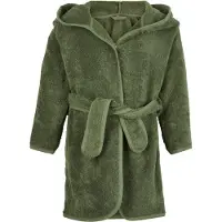 Pippi Baby Peignoir de Bain - Deep Lichen Green av. Dragon - - 74/80 - Peignoir de Bain