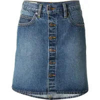 Levi's pour femme. 003RO-0000 Jupe rétro bleue (29), Casuel, Coton, Denim