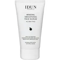IDUN Minerals Smoothing Face Scrub - pour une peau renouvelee profondement nettoyee et plus brillante - Texture cremeuse douce - adoucir la peau