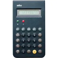 Braun Bne 001 Calculator Noir