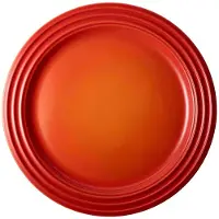 Le Creuset Petite Assiette Le Creuset Orange Volcanique 22 cm (4-Pieces)