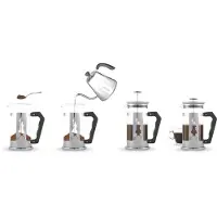 Bialetti Presse française Smart 1000 ml noir