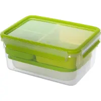EMSA Clip & Go, Lunch box, Vert, Transparent