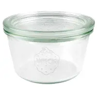 Weck Verre à bascule, Bocal de conservation, Transparent