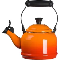 Le Creuset Bouilloire Le Creuset Demi Orange Volcanique 1.1 Liter