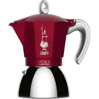 Bialetti Moka Induction 4 tasses rouge