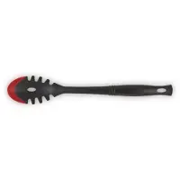 Le Creuset Cuillère à pâtes, Ustensiles de cuisine, Rouge, Noir