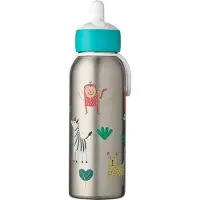 Mepal flacon à vide flip-up campus 350 ml - amis des animaux