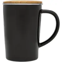 Bredemeijer Tasse 400ml Black+filter+bamboo Lid