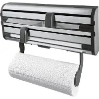 Leifheit Rollenhouder Parat Royal - Zwart RVS