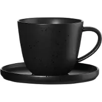 Asa selection Tasse à café avec une soucoupe Coppa Kuro, 250 ml
