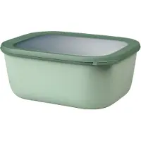 Mepal Bol multi-usages rectangulaire, Boîte de conservation, Vert