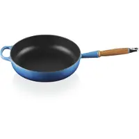 Le Creuset sauteuse, fonte, bleu azur, 28 cm, 3.6 liter