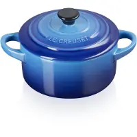 Le Creuset Les Céramiques mini cocotte 71901102200100 bleu azur, 10 cm, 0.25 L