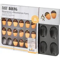 RBV Birkmann Moule à madeleine, Moule à gâteau, Noir