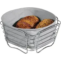 Kesper Corbeille à pain et à fruits Kesp. grise 90871, Stockage du pain, Gris
