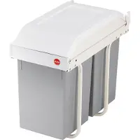 Hailo Einbaumülleimer "Multi-Box duo L" 107940 4007126365903