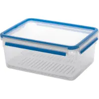 EMSA Boîte de conservation hermétique Clip & Close, 3,7 litres, avec égouttoir, transparente