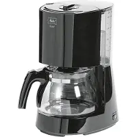 Melitta Cafetière à filtre - Enjoy Top Timer 1017-11 noire - Fonction AromaSelector - Système anti-gouttes