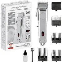Clatronic Tondeuse à cheveux et à barbe pour hommes, professionnelle avec 4 sabots amovibles et fonction d'affinement en 3 étapes, rasoir avec fonction Direct Drive - PC-HSM/R 3100