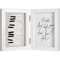 Henzo Cadre photo PIANO 2x 10x15 cm. blanc -