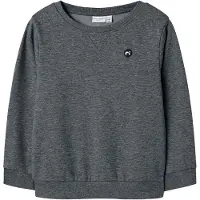 Name it Sweat 'NKMVimo' gris foncé / noir / blanc