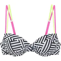 Buffalo Hauts de bikini citron / rose / noir / blanc