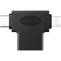 Vention Adaptateur Otg Usb 3.0 vers Usb-C et Micro Usb Cdib0