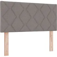 vidaXL , tête de lit, couleur taupe, revêtement en tissu