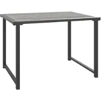 vidaXL Table de jardin anthracite 55x40x37 cm Acier