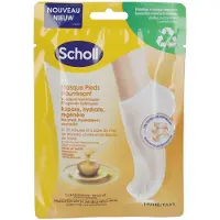Scholl Masque Pieds Nourrissant au Miel de Manuka - 1 paire 1 pc(s) Masque