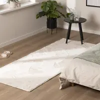 NATURL. Tapis de couloir doux à poils courts - Cozy Crème | 80x250cm | Tapis de couloir | Pile courte