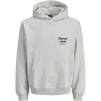 Jack & Jones Norrebro Typo Back Hoodie Gris L Homme