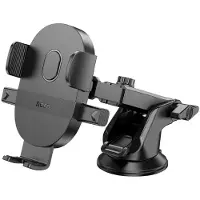 Hoco Auto holder car holder for windshield / center console H19 black, Support pour smartphone, Noir