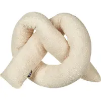 Beliani Coussin Gladiolus Fourrure Synthétique 172 X 14 Cm Unicolore Beige
