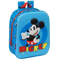 Big Buy Cooking Sac à dos scolaire Mickey Mouse Clubhouse Bleu 22 x 27 x 10 cm 3D