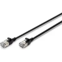 Digitus DK-1632-A-030S-BL Patchkabel CAT 6A F/FTP Slim 3,00m schwarz
