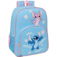 Disney Stitch Happy 19l 42x33x14 Cm Backpack Bleu Enfants