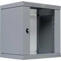 PROCABLE EFB 19inch 48.26cm wall-mounted housing X-Rack with glass door 400-600mm 12U gray RAL7035 (12 HE, Rack 19 pouces), Armoire serveur, Gris