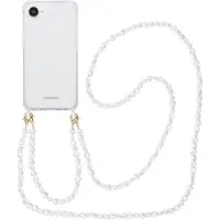 IMoshion Coque avec dragonne + bracelet pour Apple iPhone 17e / 16e - Perles Cœurs