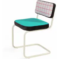 Seletti Chaise à grille rouge Superchair