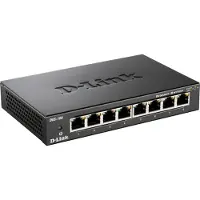 D-Link Dgs-108 8 Switch Noir One Size / EU Plug 220V