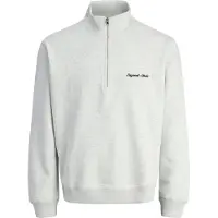 Jack & Jones Sweat-shirt 'JORNorrebro' noir / blanc chiné