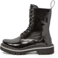 Art pour femme. 111671101003_001 Bottines en cuir 1167 noir (43), Plat, Lacets, Fermeture éclair, Casuel