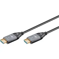 Goobay Câble HDMI optique hybride Ultra haute vitesse avec Ethernet (AOC)